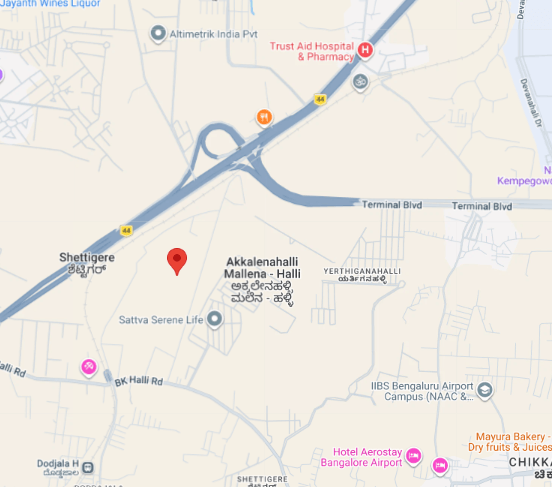 Godrej MSR City location map